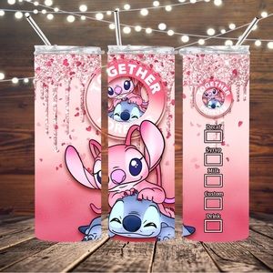Stitch Valentine 20oz Tumbler